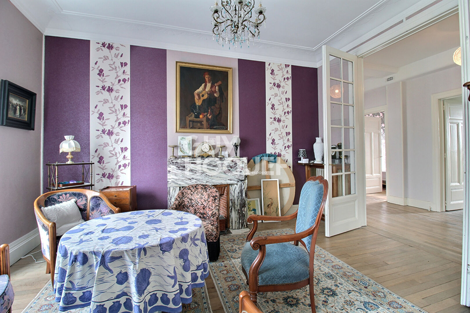 RARE: appartement de caractère avec trois chambres un jardin et un garage à NANCY BOUDONVILLE