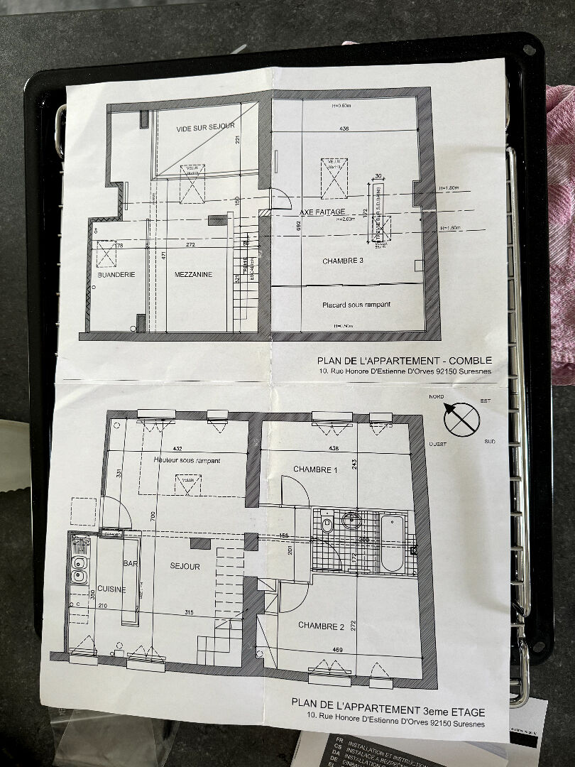 Duplex à Suresnes 4 pièces de 70.58 m2
