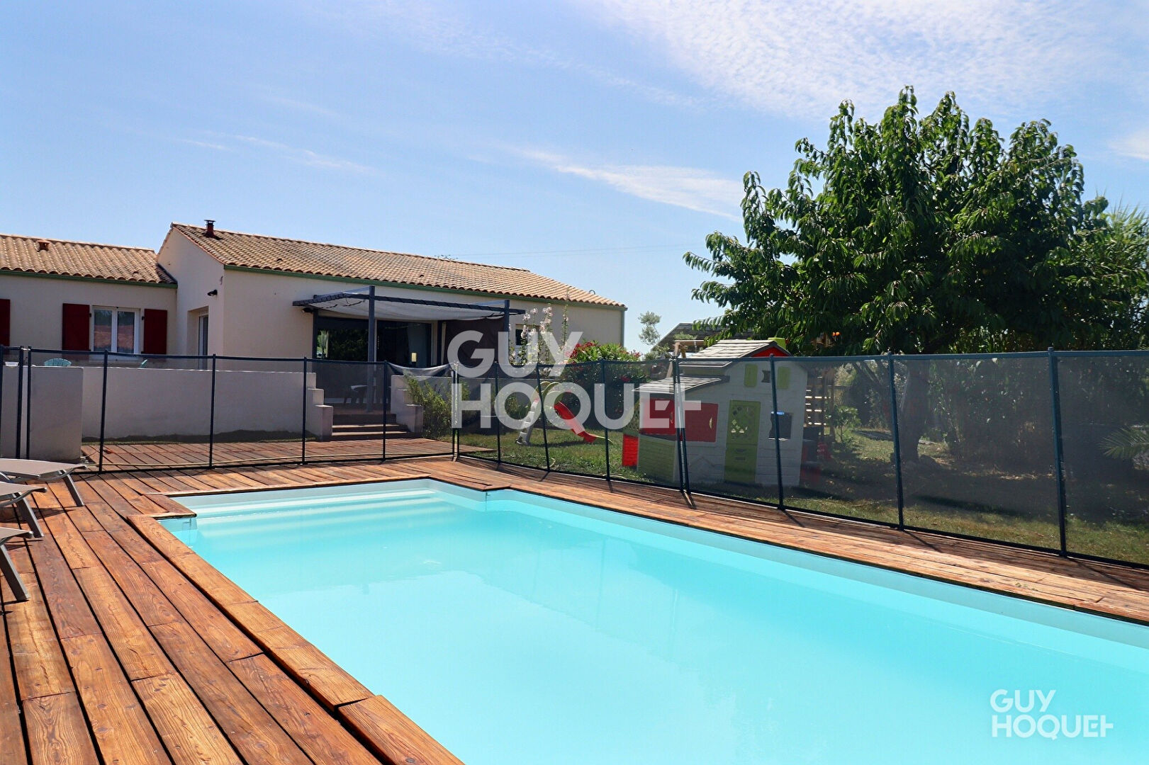 Pavillon 3 chambres avec piscine