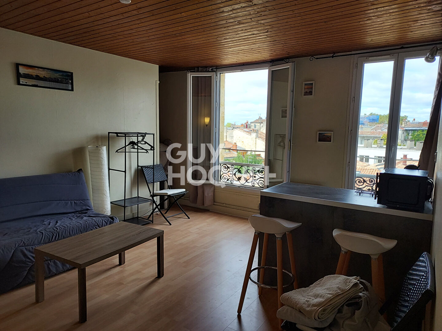 Appartement  Meublé Bordeaux 1 pièce(s) 27.08m2