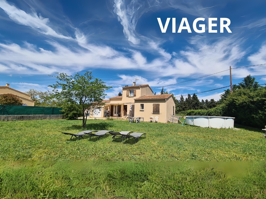 VENTE  EN VIAGER LIBRE - VILLA 4 PIECES A CAUMONT SUR DURANCE