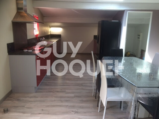 Appartement meublé 130m²  avec jardin 3 chambres .