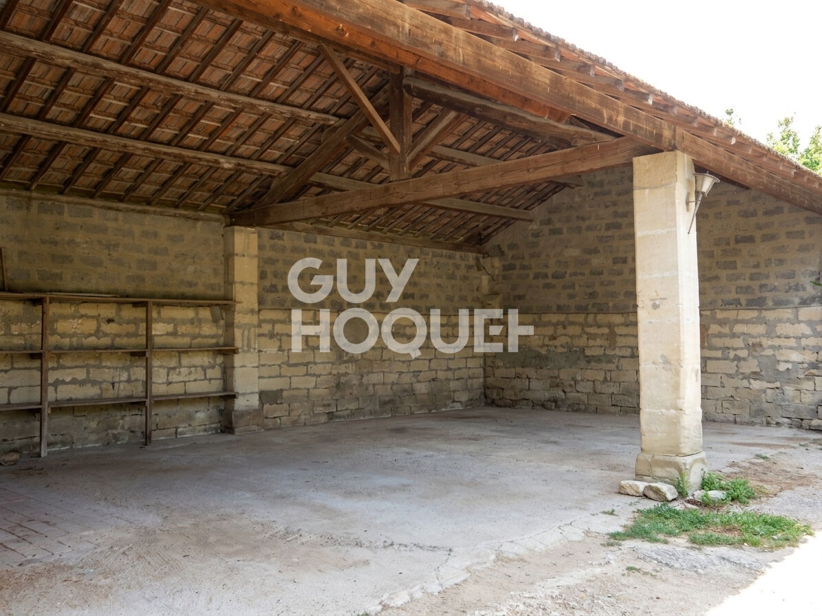 Mas en campagne , deux habitations avec garage et Hangar