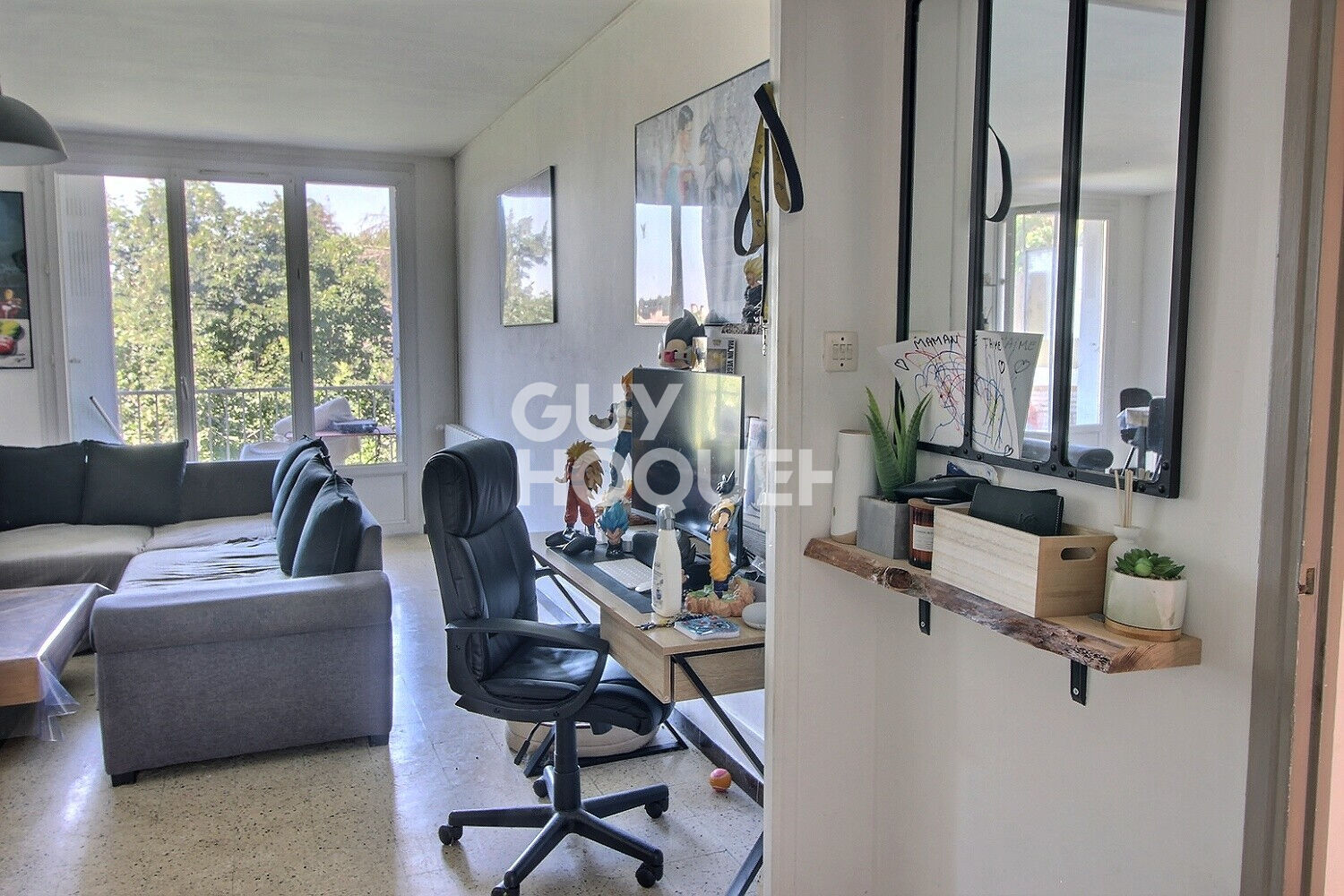 Appartement  2 chambres avec grand balcon