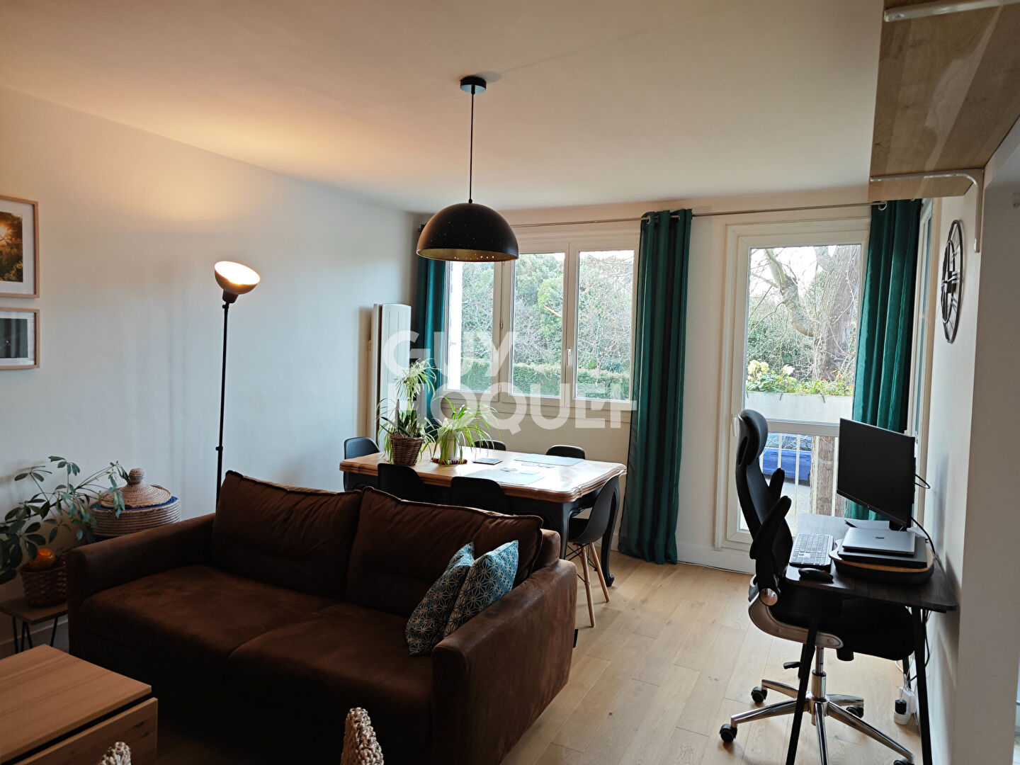 GRAND APPARTEMENT TYPE 2 TRAVERSANT RENOVE BALCON CAVE TOULOUSE SAINT AGNE PECH DAVID