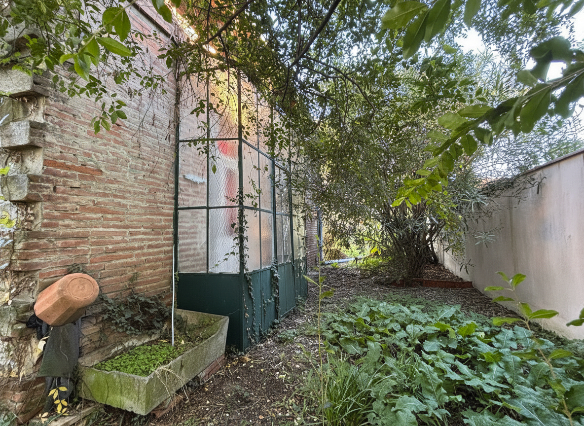 COEUR COTE PAVEE  MAGNIFIQUE  TOULOUSAINE  DE TYPE  6 A RENOVER