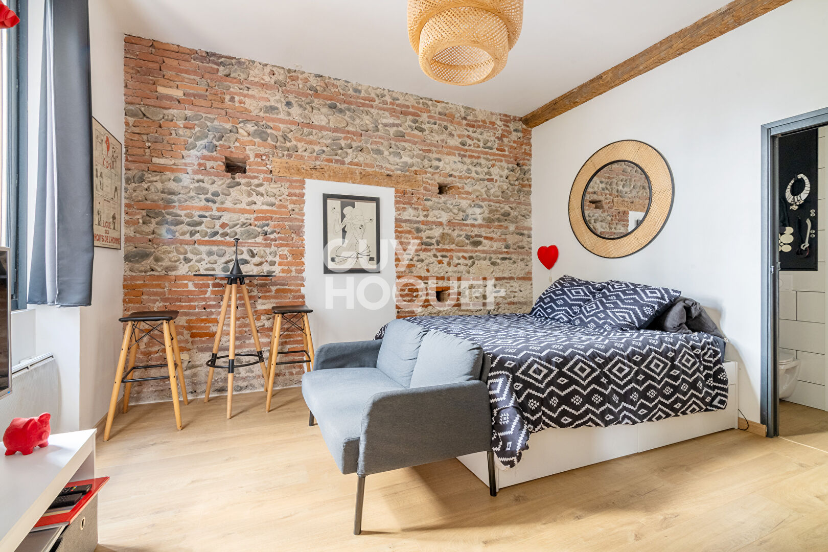 Appartement T1 à vendre à Toulouse - Réf 6095 - Proche tramway Croix de Pierre