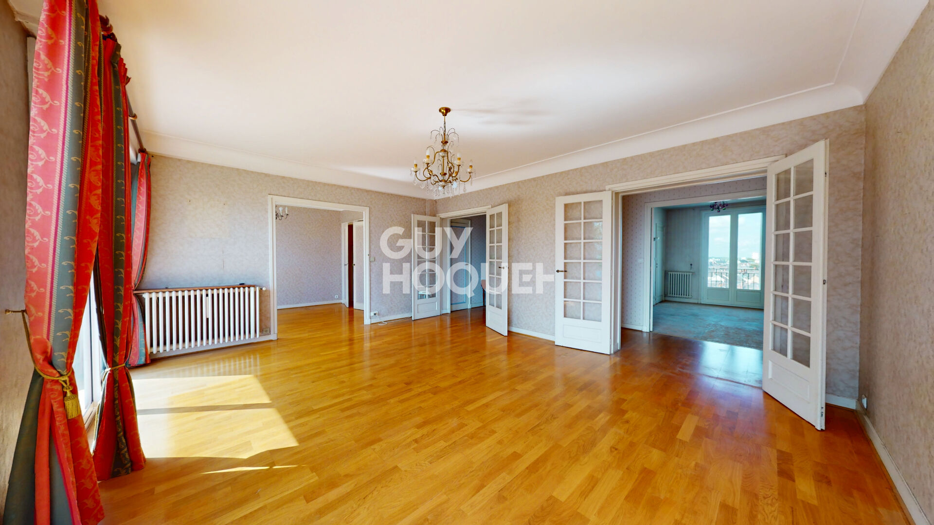 Appartement traversant  T4  - boxe en sous sol