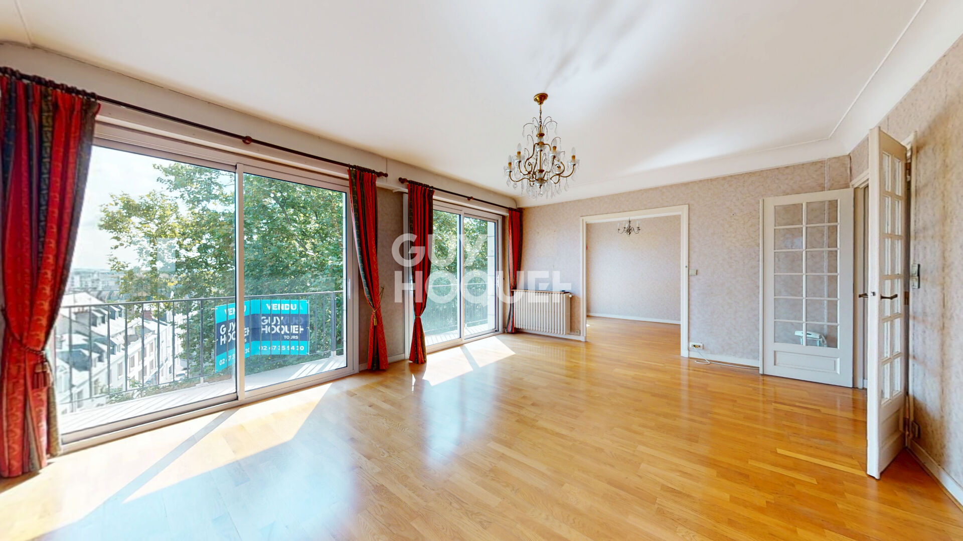 Appartement traversant  T4  - boxe en sous sol