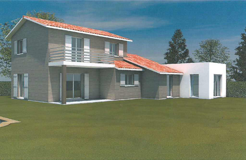 terrain constructible de 280 m² environ avec un batie mitoyen existant de 30 m²