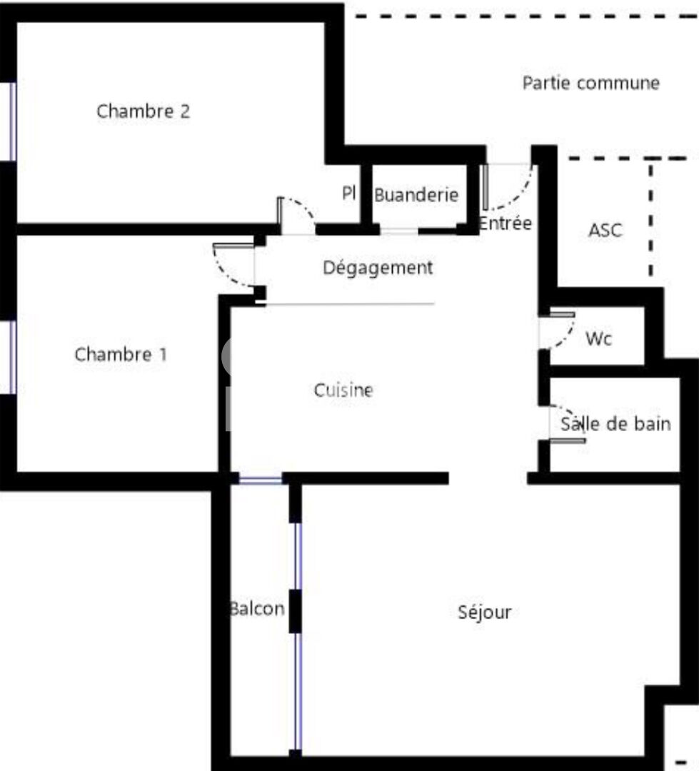 Versailles Mairie Exclusivité 3 pièces avec balcon