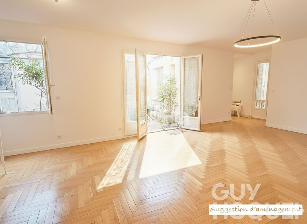 Trois pièces, esprit loft à  5 min de la gare des Chantiers et 10 min de la gare Versailles Rive Gauche