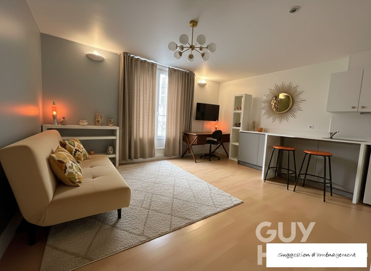 T2 de 44 m² au calme hyper-centre de La Rochelle, à deux pas du Vieux-Port