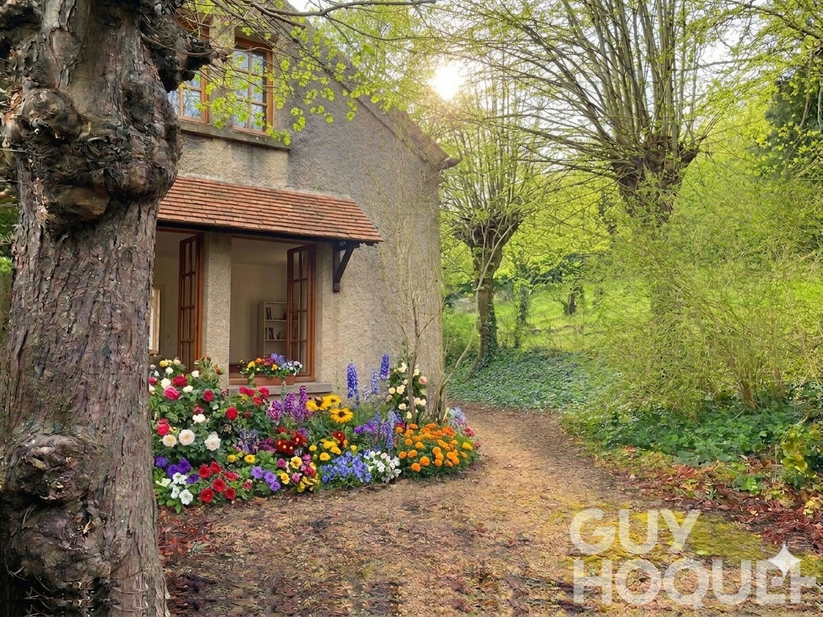 Maison au calme avec fort potentiel, emplacement recherché proche A13