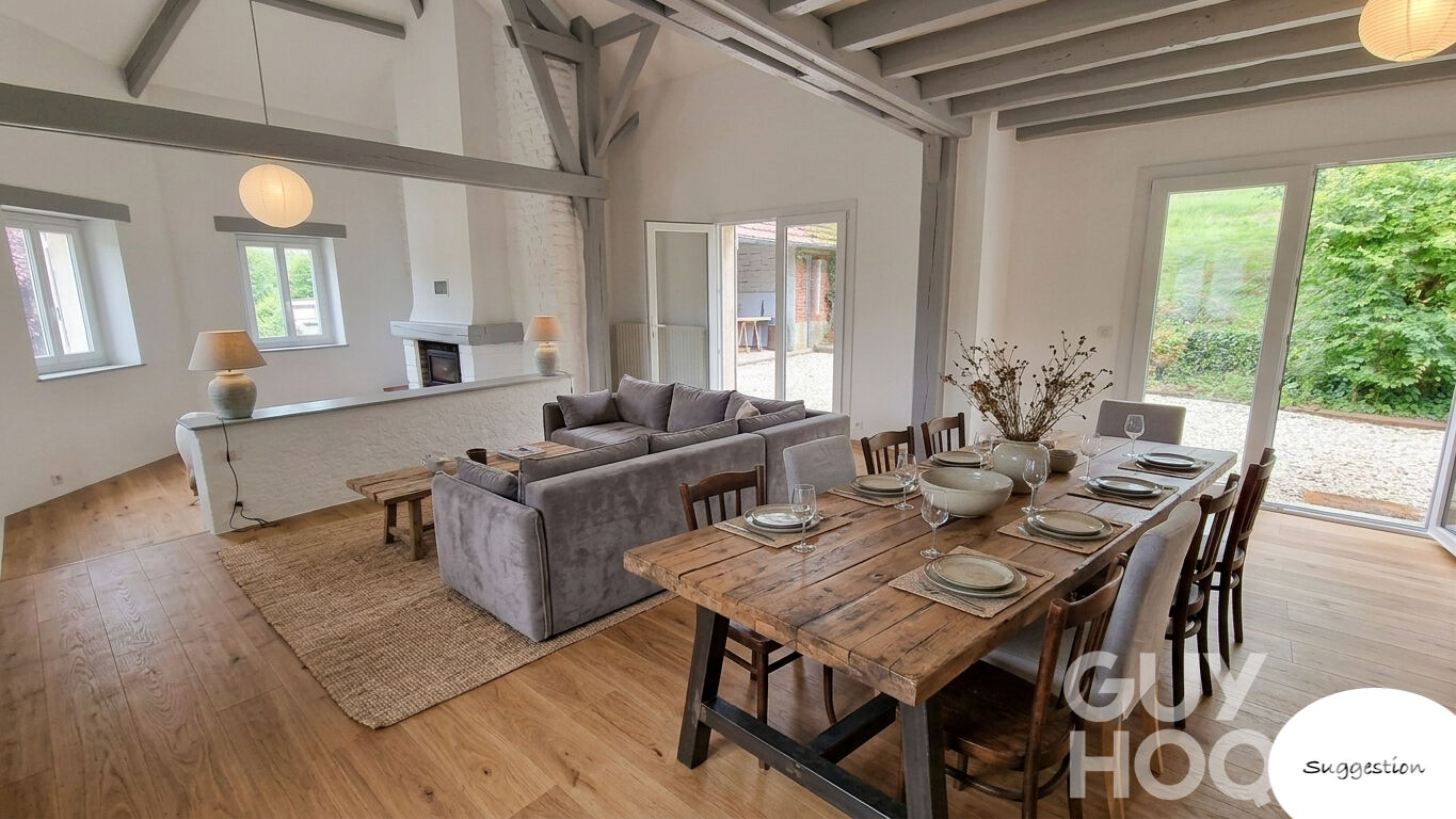 Charmante maison au calme, volumes exceptionnels et cadre privilégié à 5 min de l'A13