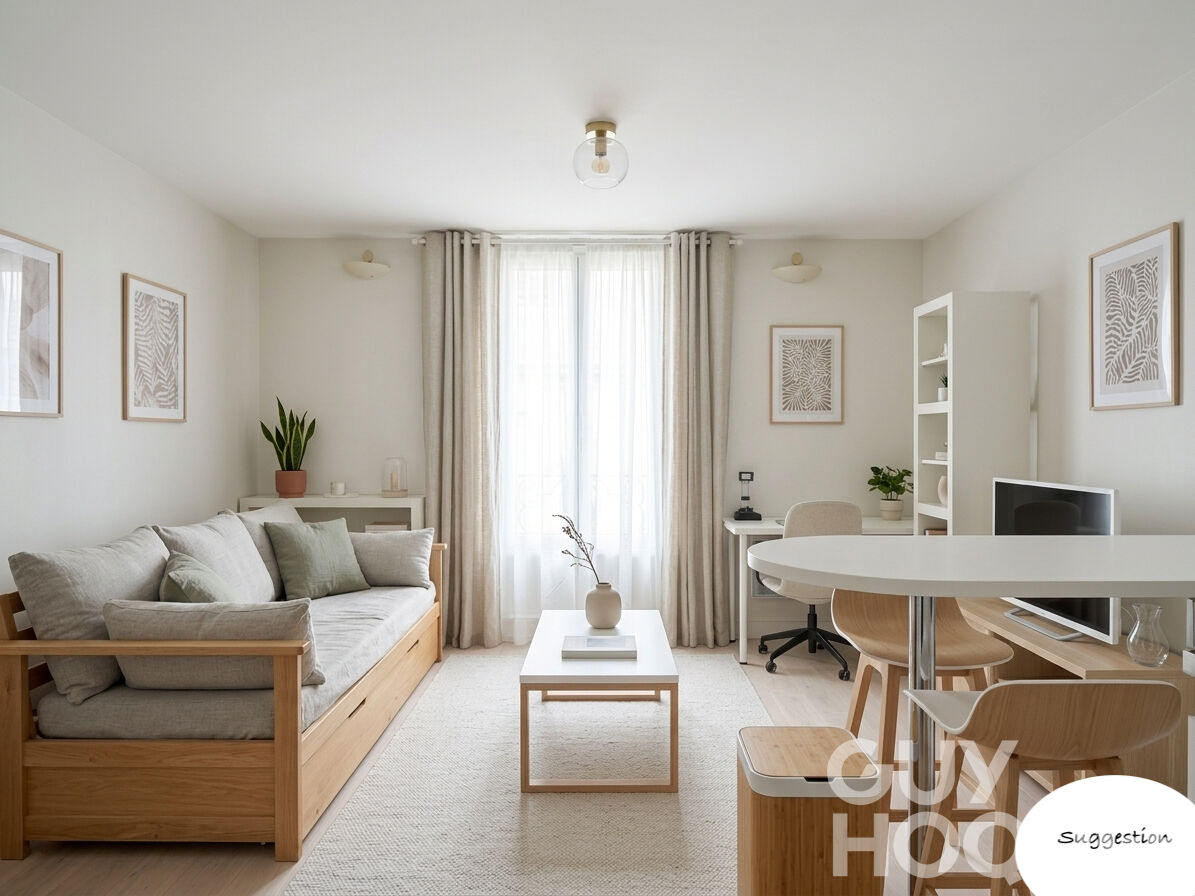 Deux pièces au calme hyper-centre de La Rochelle, à deux pas du Vieux-Port