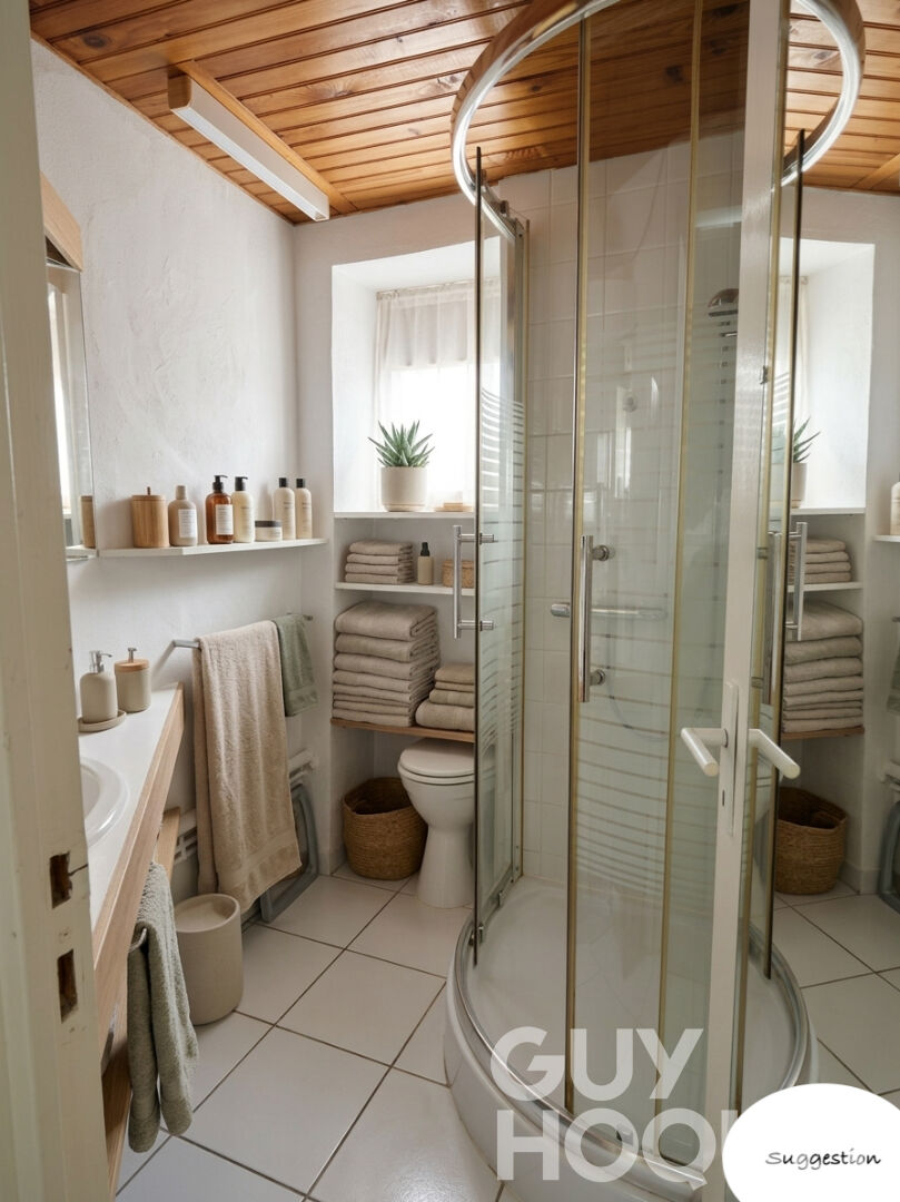 Deux pièces, dernier étage avec patio, hyper centre La Rochelle