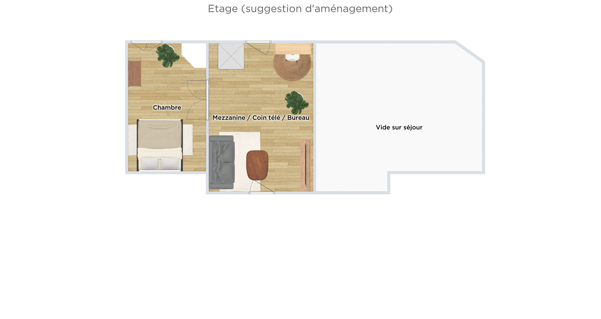 Maison trois chambres avec jardin au calme
