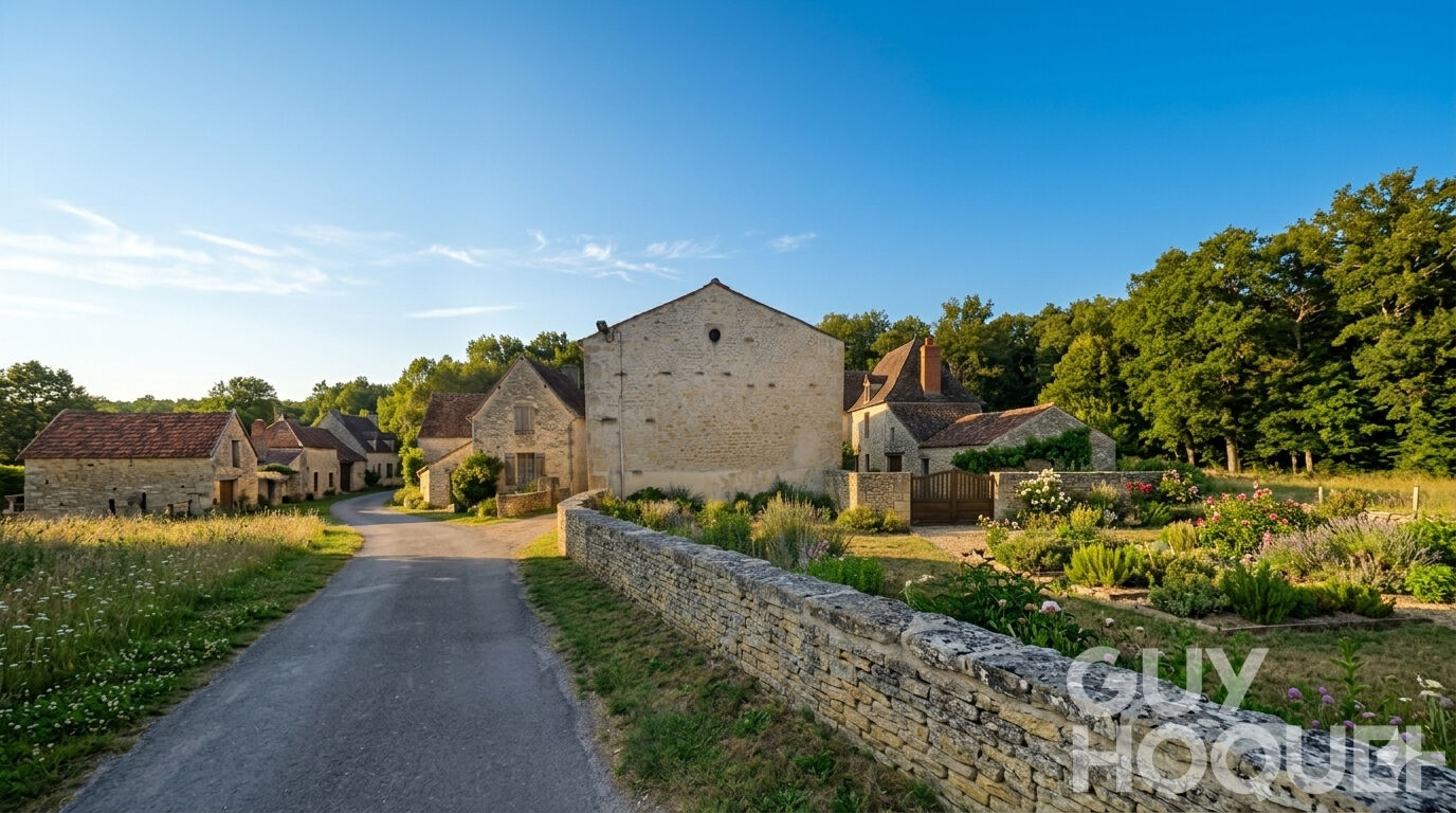 Chai à rénover sur joli jardin