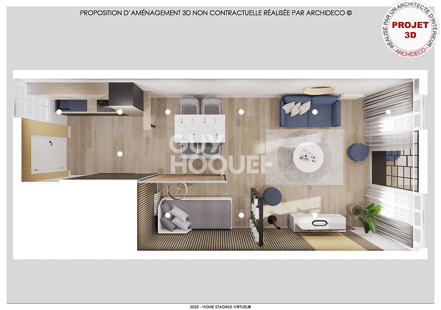 Exclusivité Guy Hoquet Nantes Saint-Donatien ? T1 rénové ? Quai de la Fosse