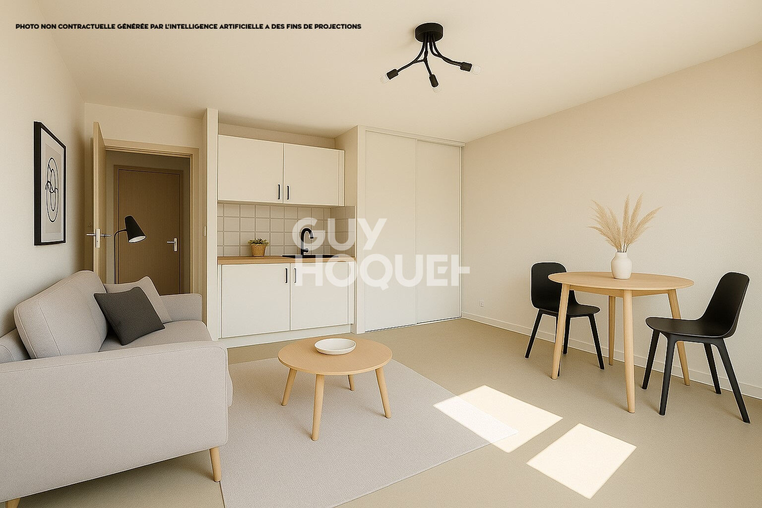 Appartement  1 pièce(s) 20 m2