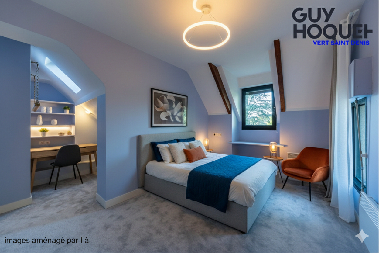 Maison d'architecte  214 m² sur parc de 7 400 m²  Seine-Port