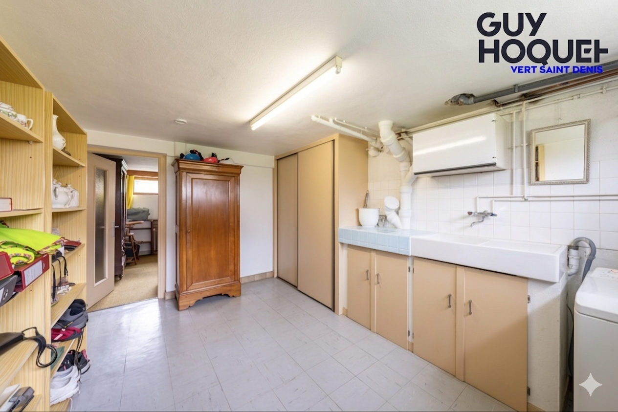 MAISON INDIVIDUELLE DE PLAIN PIED - SOUS-SOL TOTAL - VERT SAINT DENIS /LA BUTTE AUX FEVES