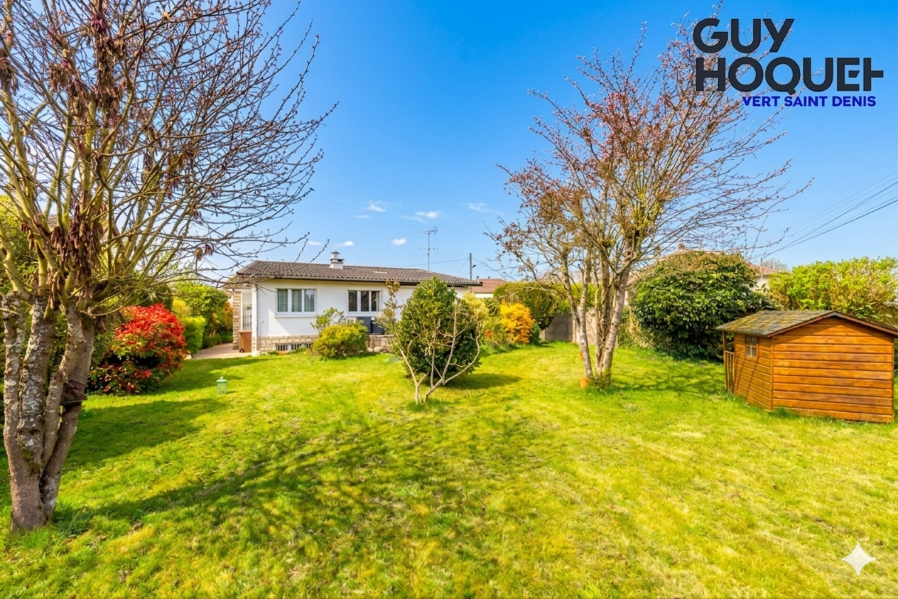 MAISON INDIVIDUELLE DE PLAIN PIED - SOUS-SOL TOTAL - VERT SAINT DENIS /LA BUTTE AUX FEVES