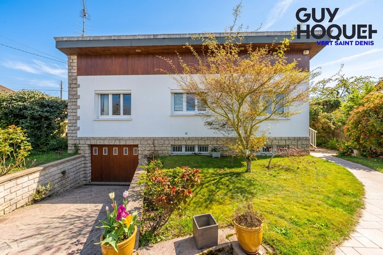 MAISON INDIVIDUELLE DE PLAIN PIED - SOUS-SOL TOTAL - VERT SAINT DENIS /LA BUTTE AUX FEVES