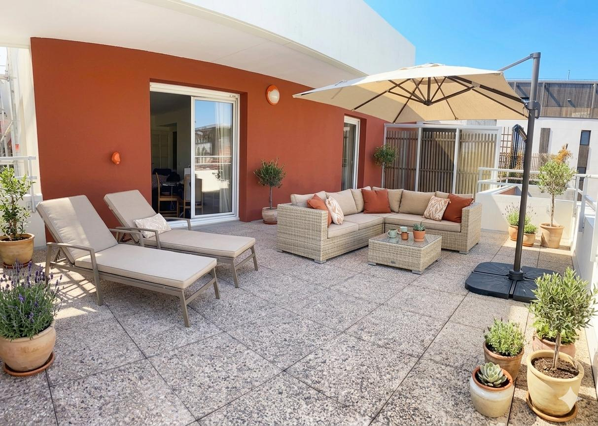 Grand appartement familial  111,6 m² avec terrasse de 33 m²