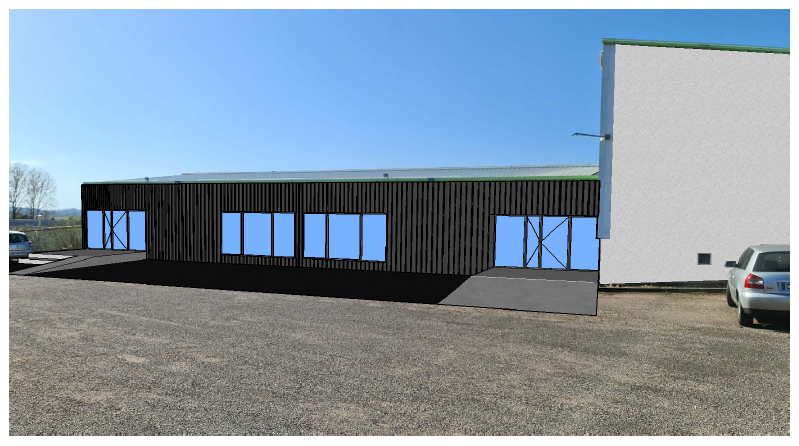 Local commercial Pusey 800 m2