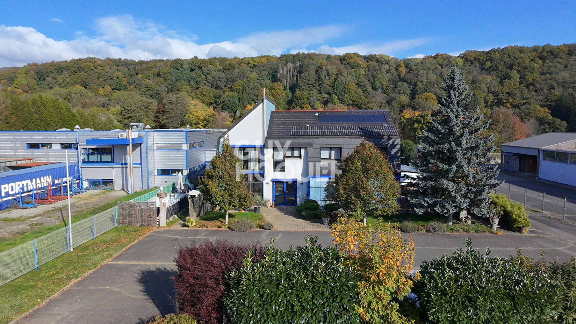 Ensemble immobilier 288 m² avec hangar de 250 m² sur 26 ares