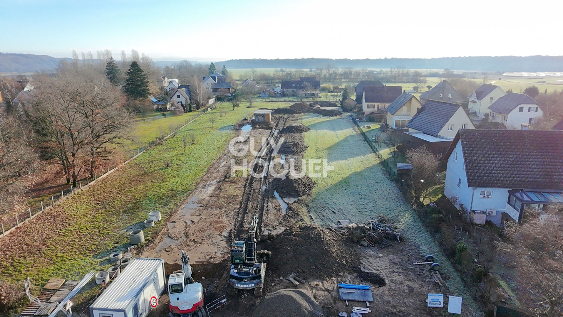 Terrain constructible viabilisé Sentheim 8 ares