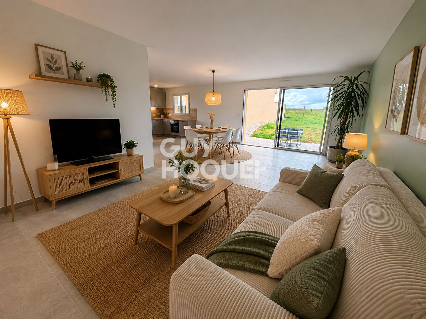 Maison plain-pied 95 m² 3 chambres proche Besançon