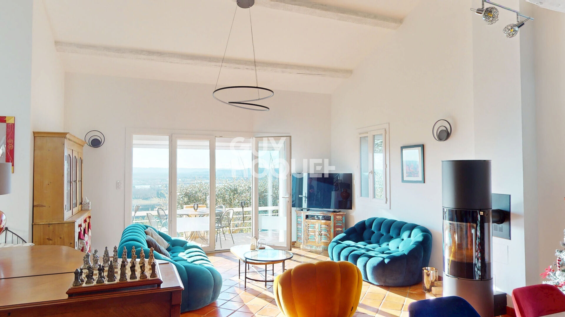 LES ANGLES - VILLA DOMINANTE AVEC VUE ÉPOUSTOUFLANTE - LE CONFORT DU PLAIN-PIED