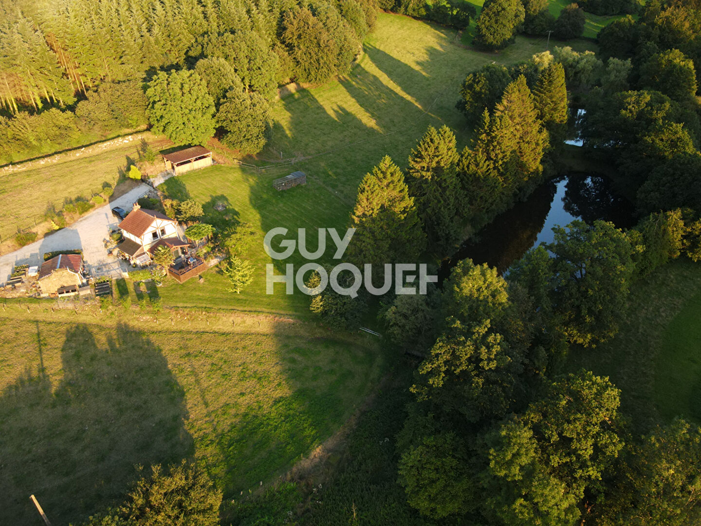 Maison sur 1,17 ha. avec étangs Saint Germain Tallevende 2 pièce(s) 71.72 m2