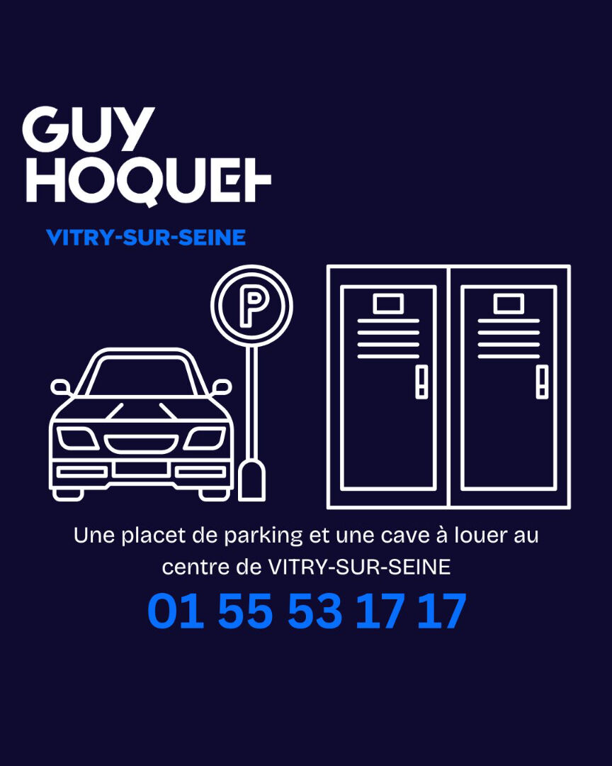 Louez une place de parking et une cave à Vitry-sur-Seine