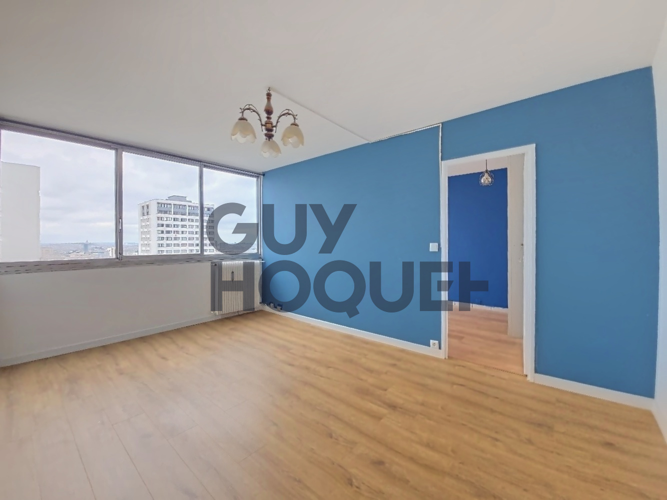 Appartement de 2 pièces avec vue panoramique sur Paris