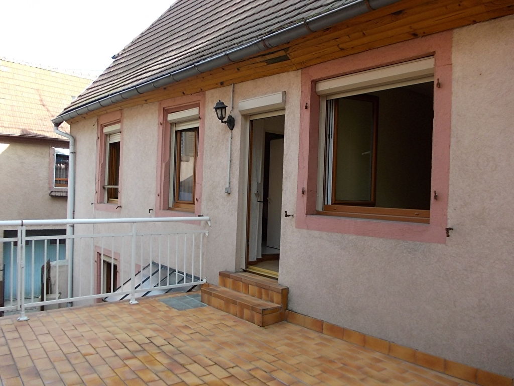 Centre ville de Soultz Maison 3 pièces avec terrasse