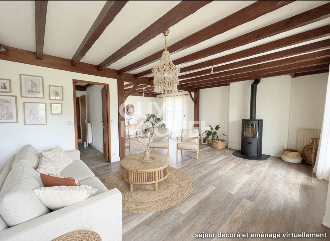 Exclusivité - MAISON PLAIN-PIED NON MITOYENNE T4 + GARAGE ET GRAND TERRAIN