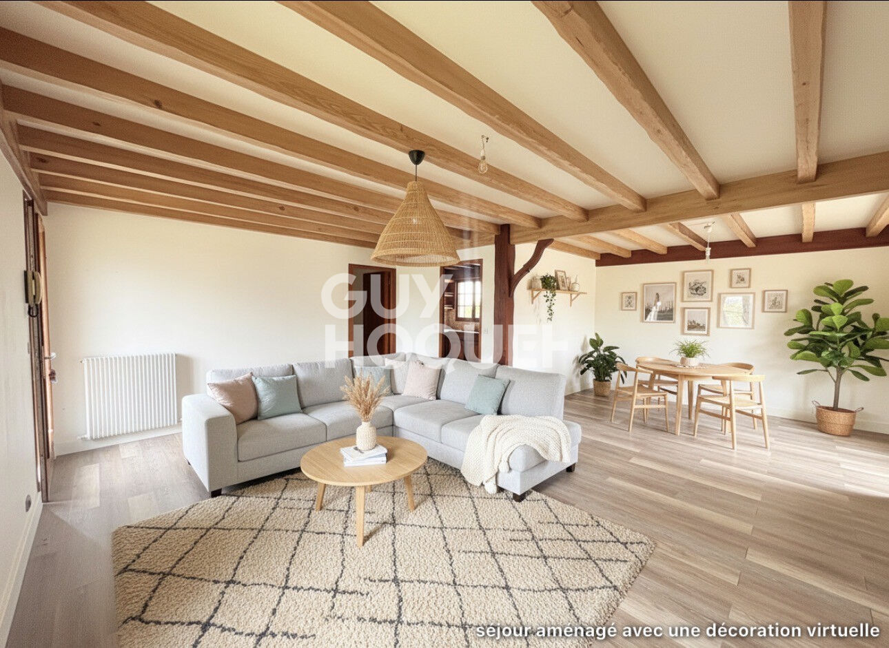 Exclusivité - MAISON PLAIN-PIED NON MITOYENNE T4 + GARAGE ET GRAND TERRAIN