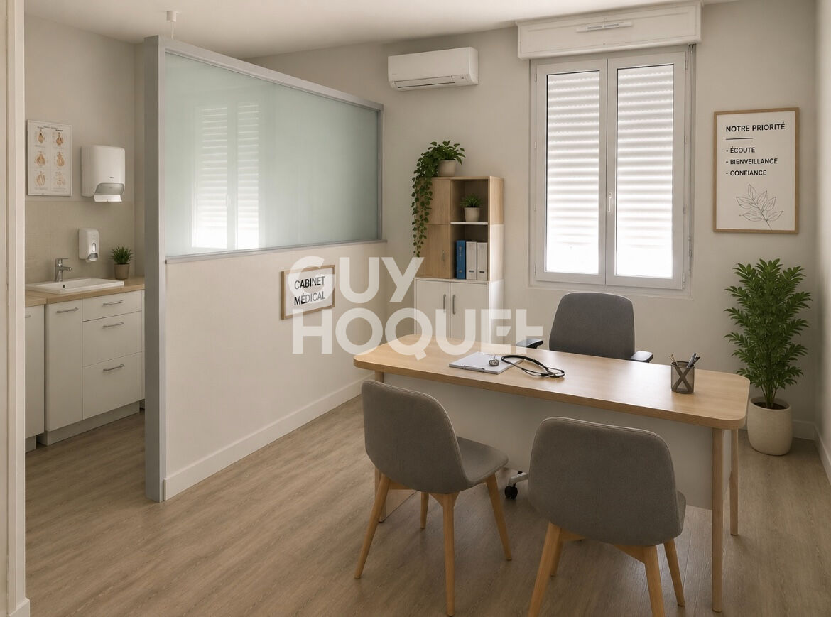 A louer bureau professionnel Rue Mandron
