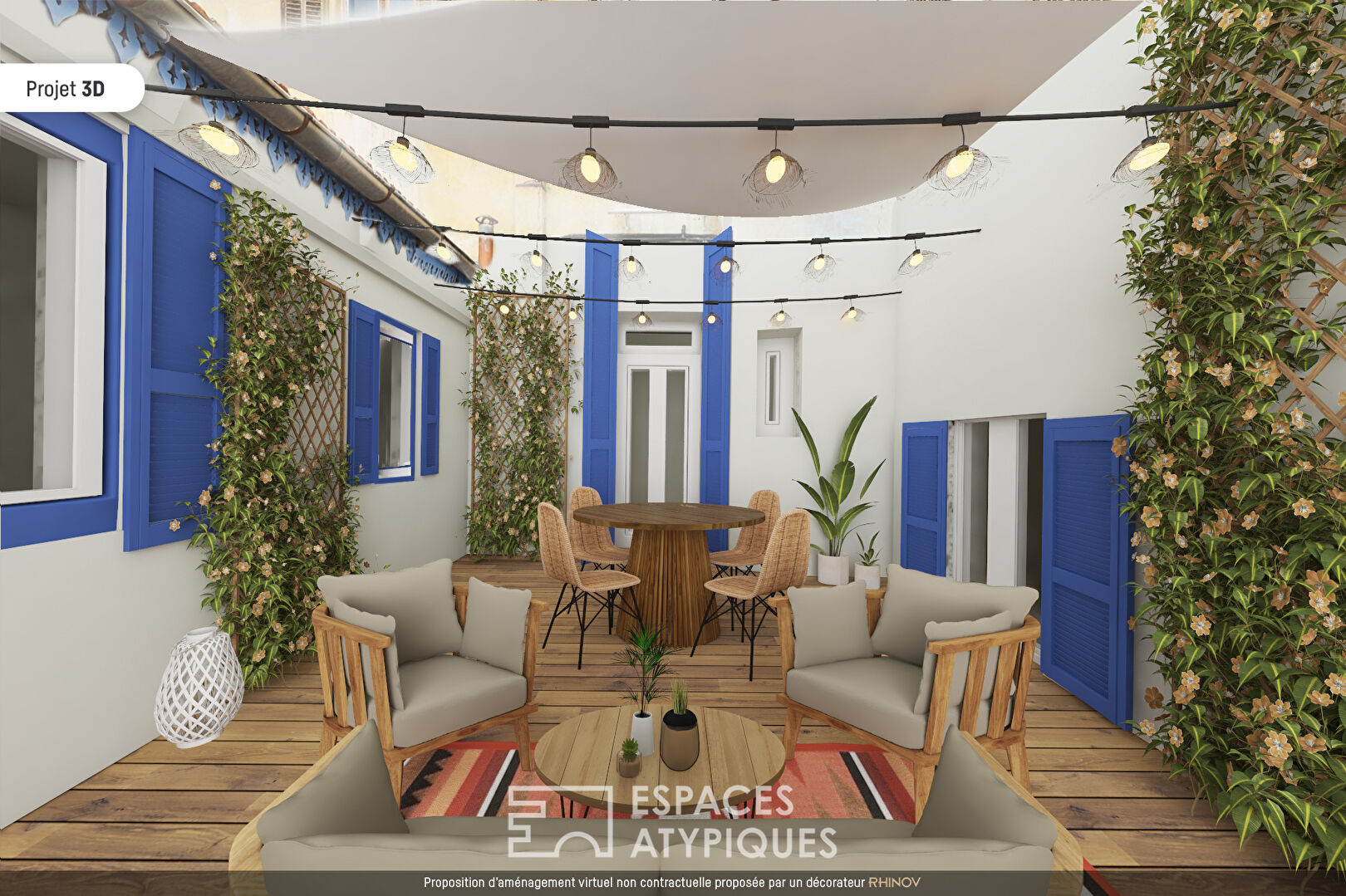 Photo Appartement XIX ème hors norme avec sa terrasse au calme image 2/6