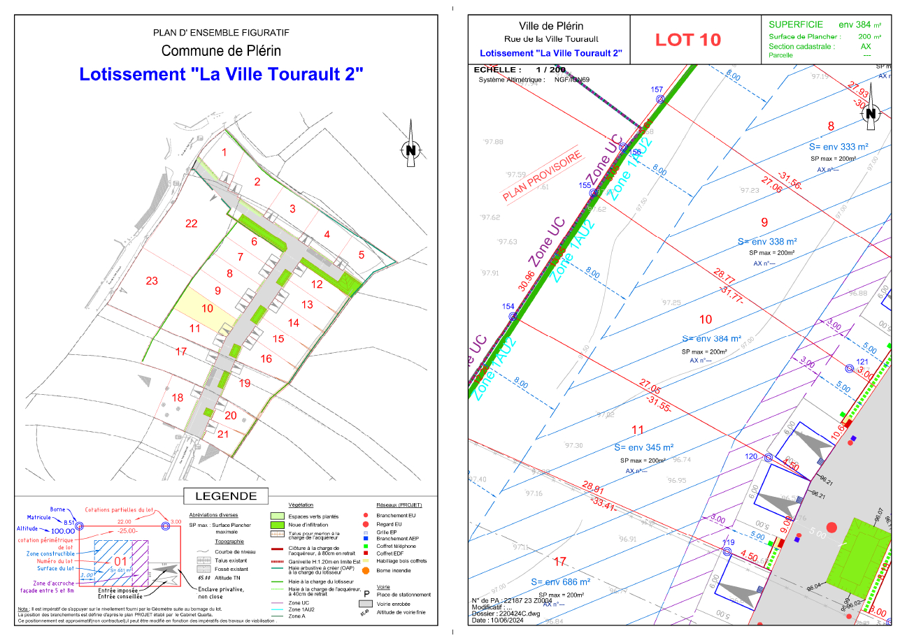 Photo TERRAIN DE 384 m² CONSTRUCTIBLE ET VIABILISE image 5/5