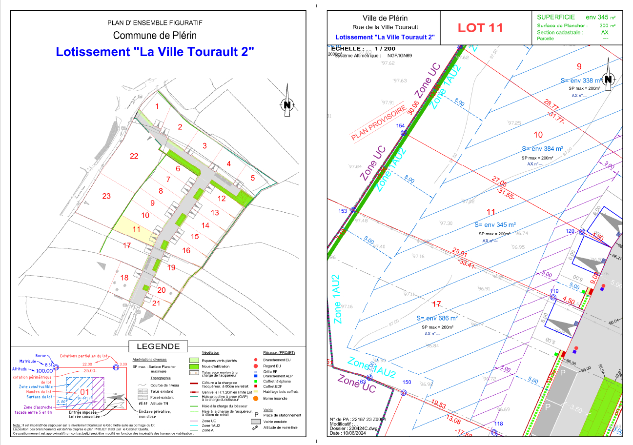 Photo TERRAIN DE 343 m² CONSTRUCTIBLE ET VIABILISE image 5/5
