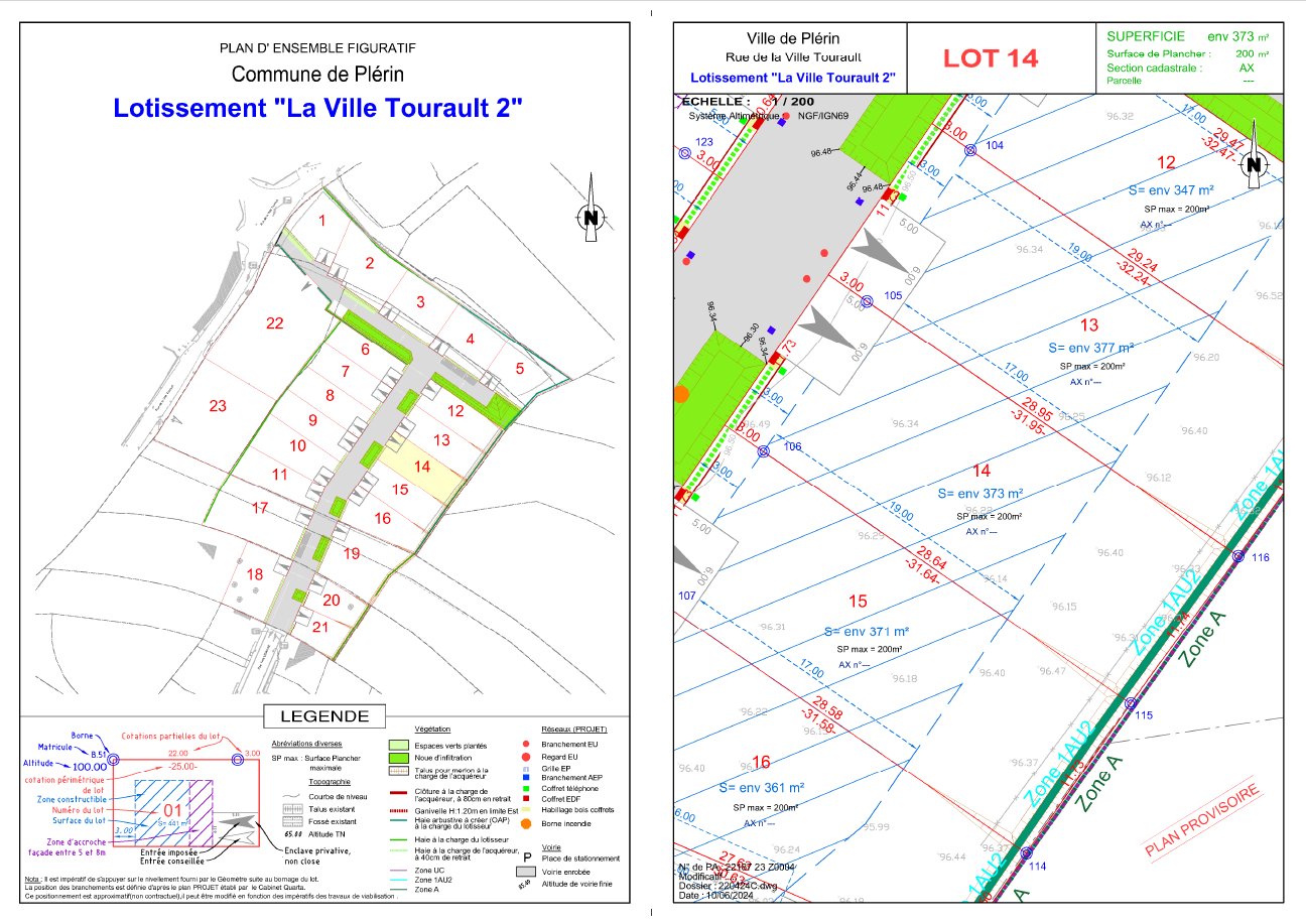 Photo TERRAIN DE 373 m² CONSTRUCTIBLE ET VIABILISE image 5/5