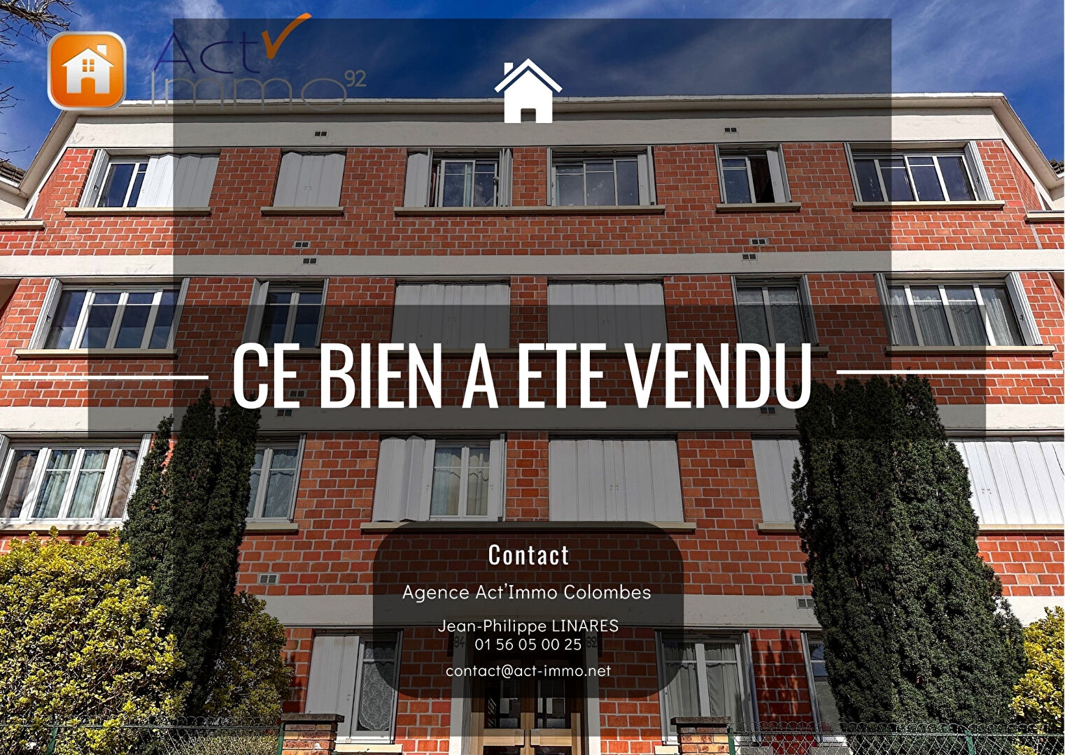 Agence immobilière de ACT'IMMO Colombes - ACT'IMMO 92