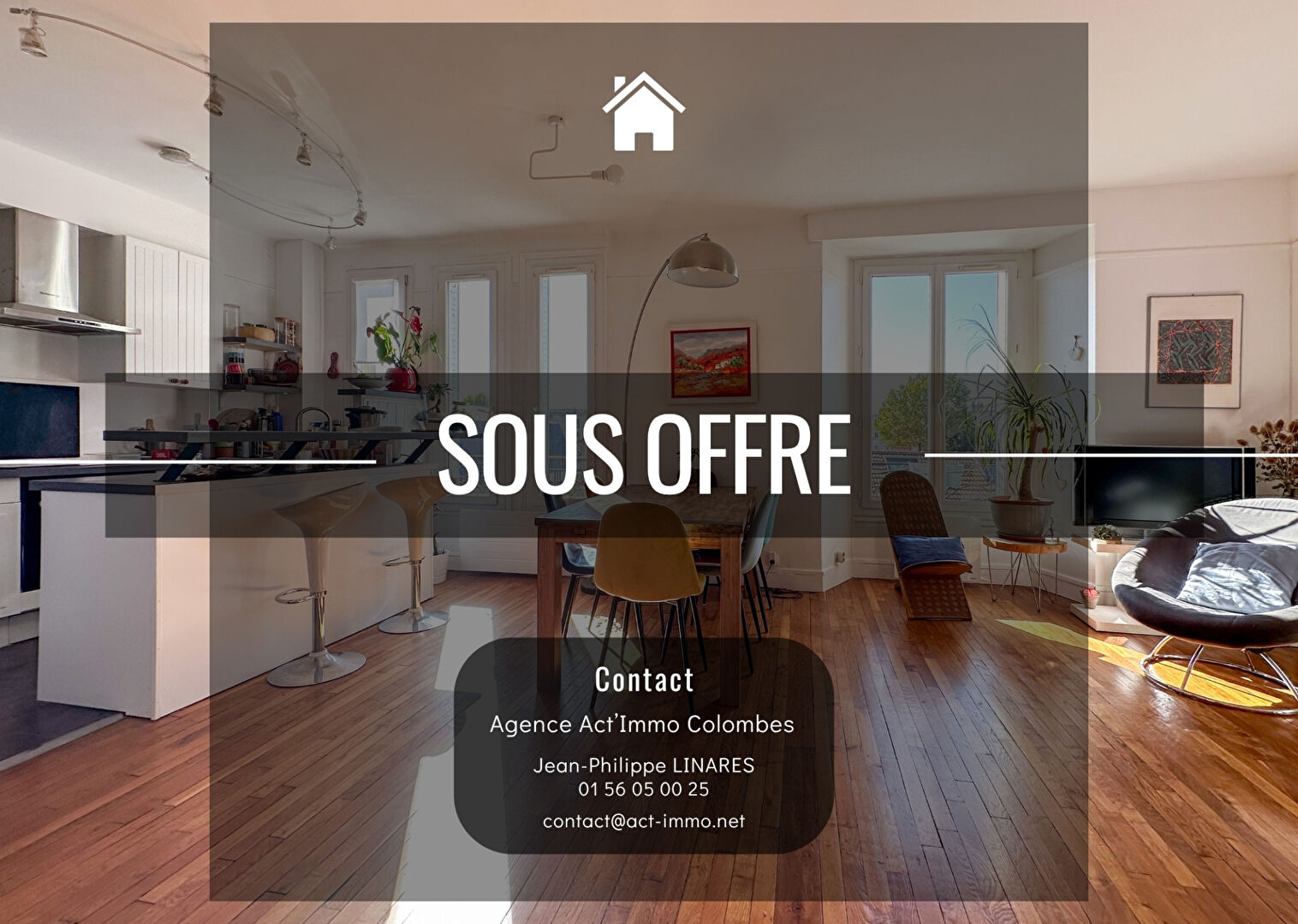 Appartement Colombes 4 pièce(s) 76 m2