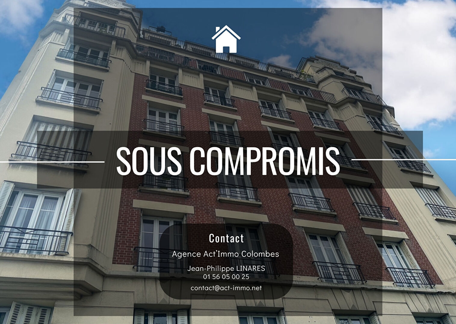 COLOMBES - APPARTEMENT 1 PIECE