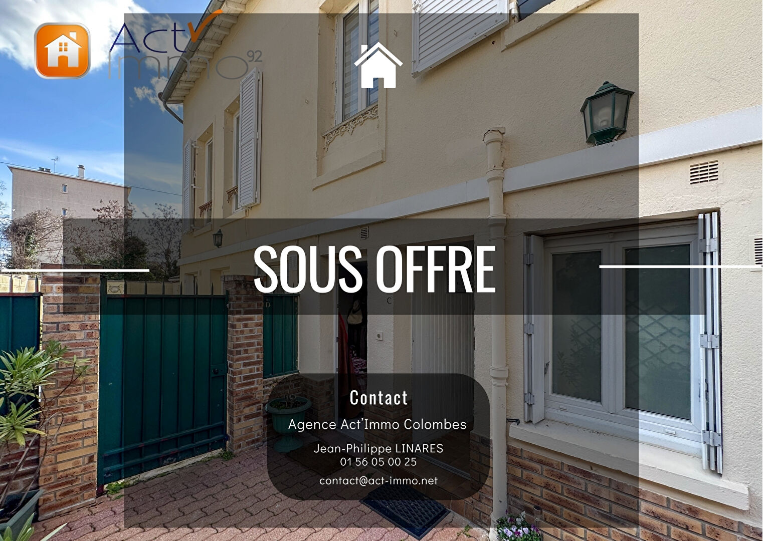 Agence immobilière de ACT'IMMO Colombes - ACT'IMMO 92